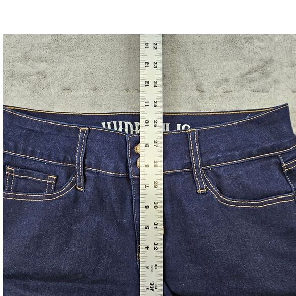 Hydraulic Jean Shorts Womens 6 Dark Wash Nolita High Rise Curvy‎ Style Stretch - Picture 4 of 9